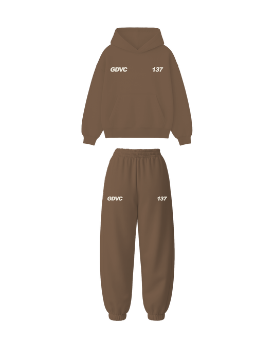COFFEE BROWN TRACKSUIT