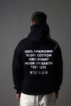 Irrelevant wash care hoodie