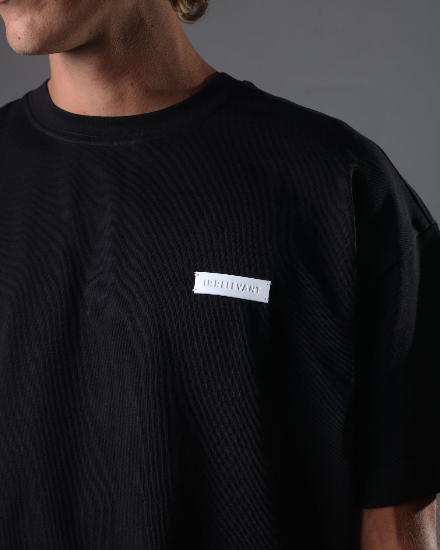 Basic irrelevant rubber t-shirt