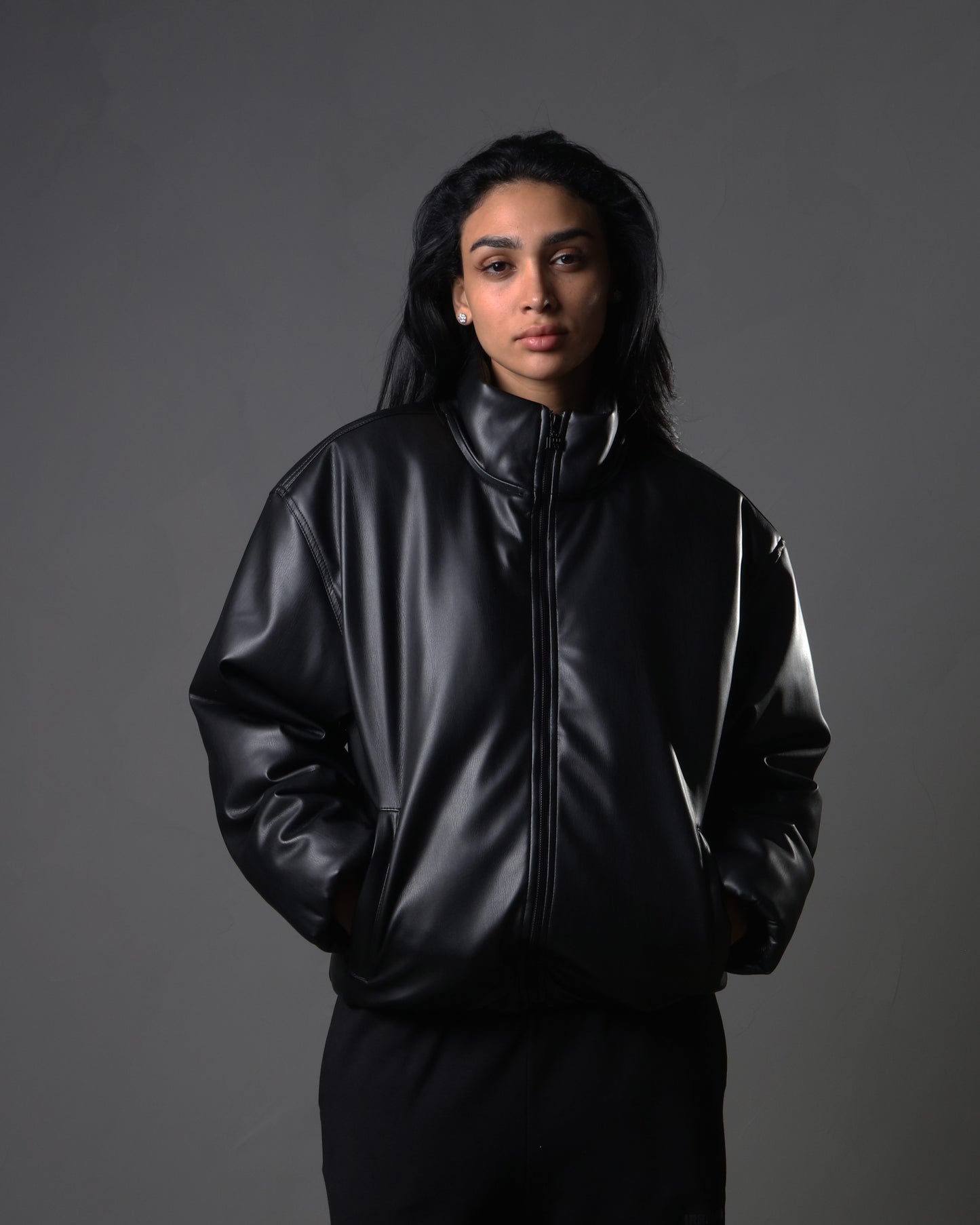 IRRELEVANT LEATHER JAKCET