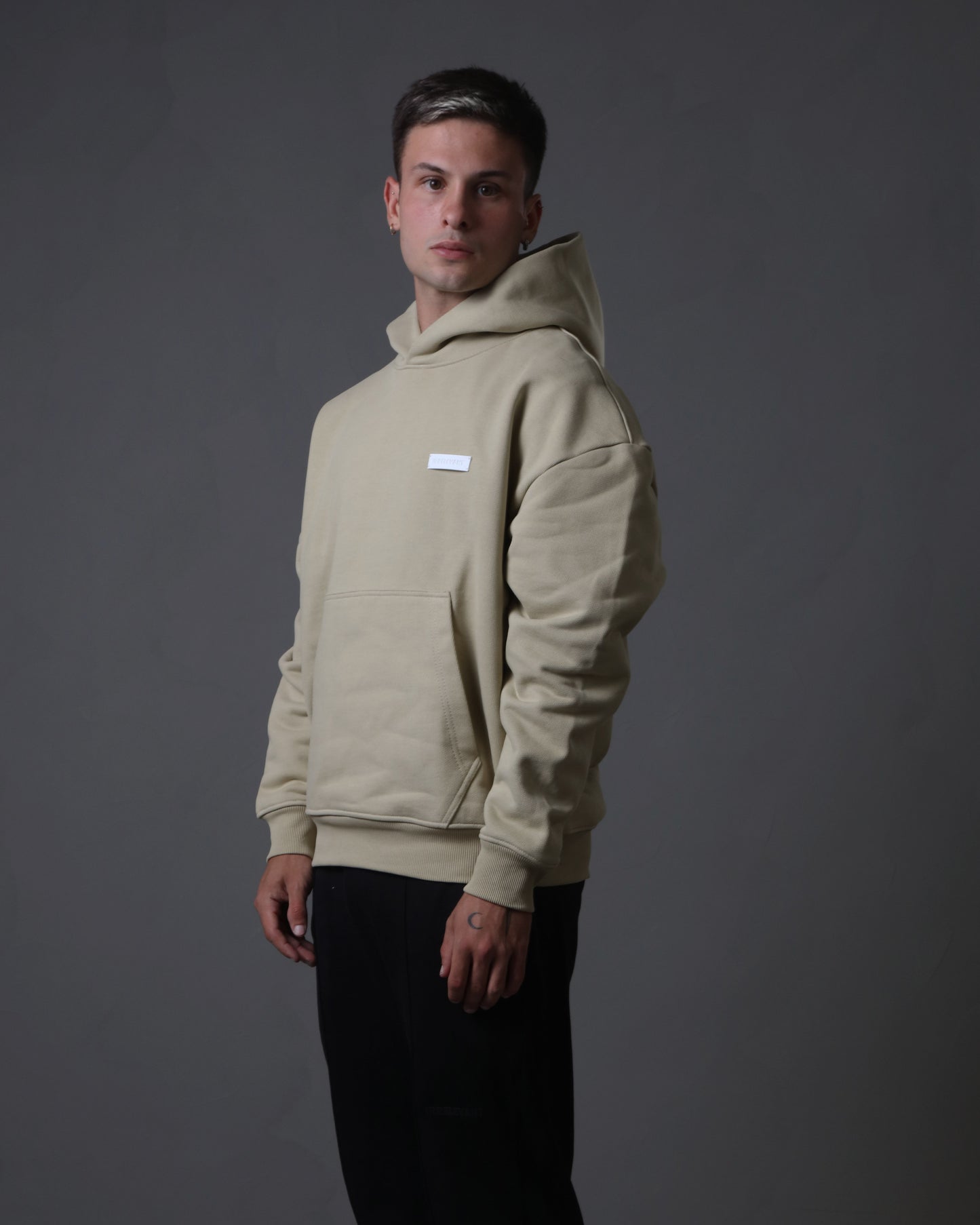 Basic irrelevant rubber hoodie