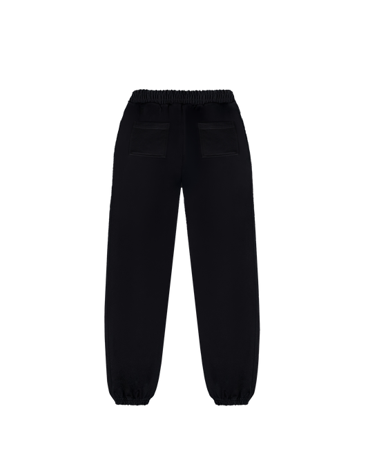 Basic irrelevant rubber sweatpants