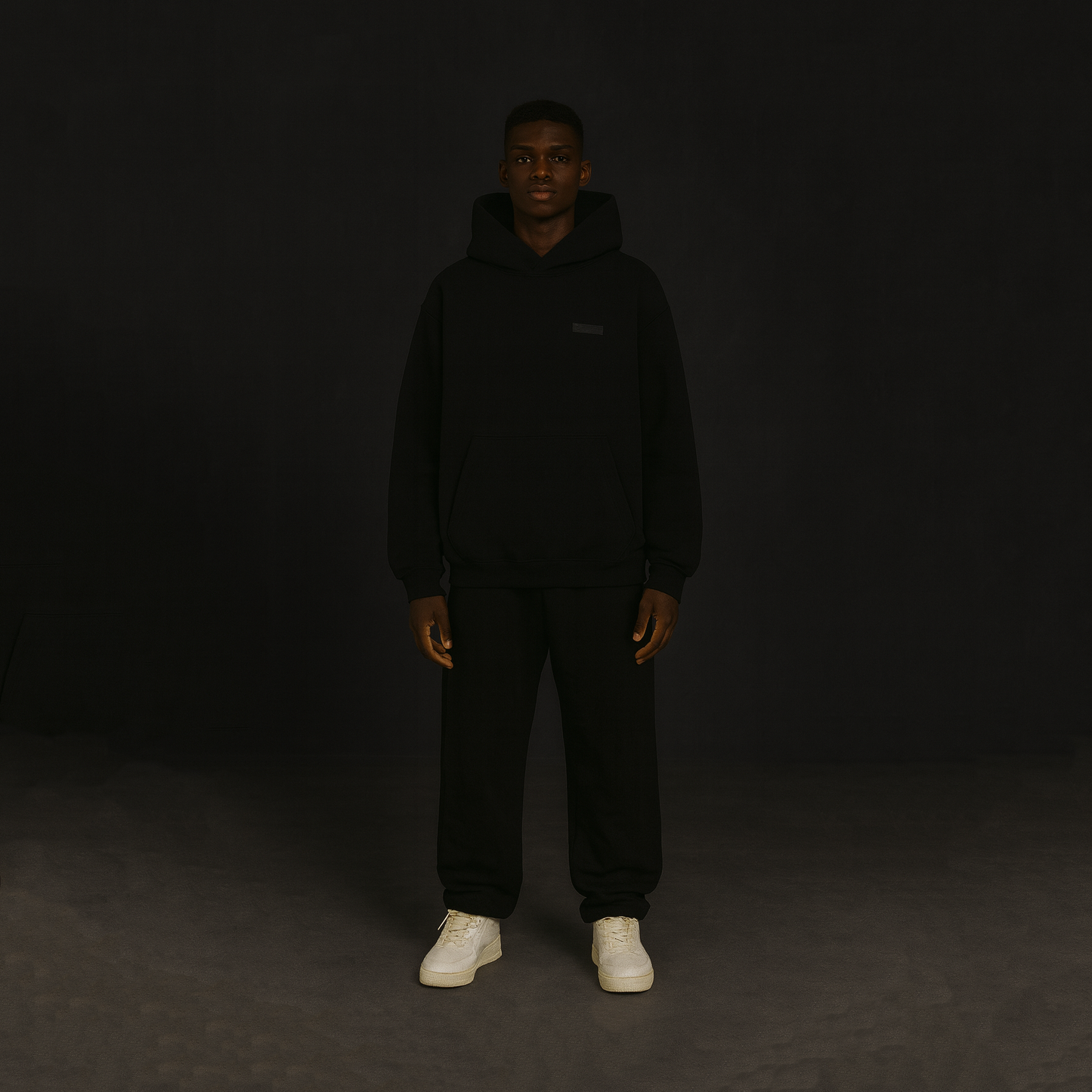 Basic irrelevant rubber hoodie