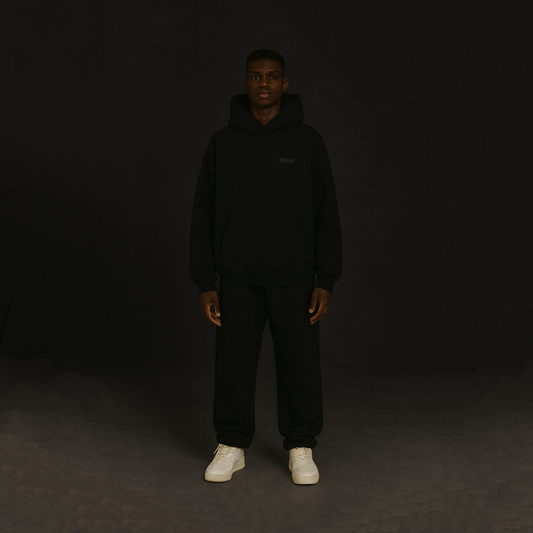 Basic irrelevant rubber hoodie