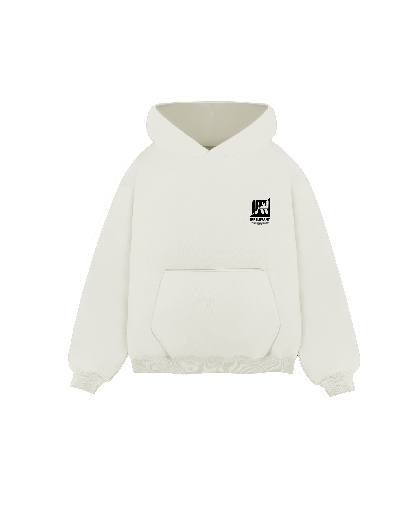 Inverted Irrelevant Logo Hoodie