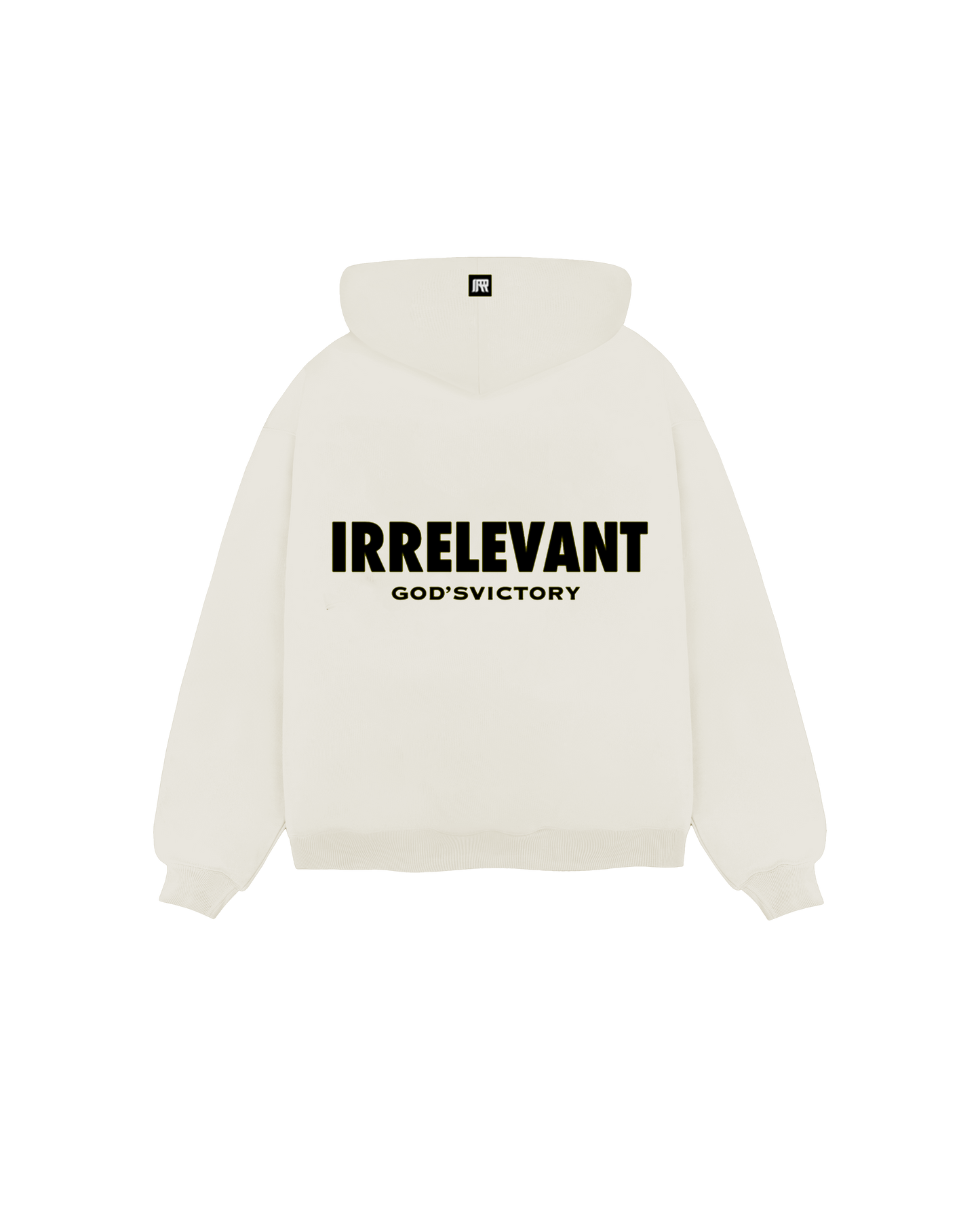 Irrelevant 3-d embroidery hoodie