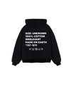 Irrelevant wash care hoodie