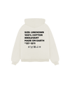 Irrelevant wash care hoodie