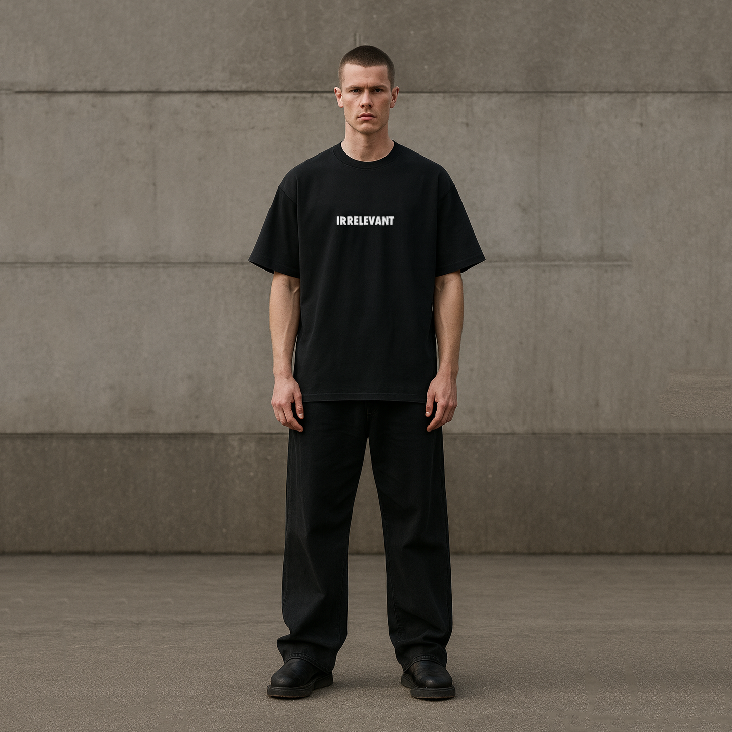 Sprayed irrelevant t-shirt