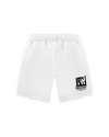 Irrelevant inverted logo shorts