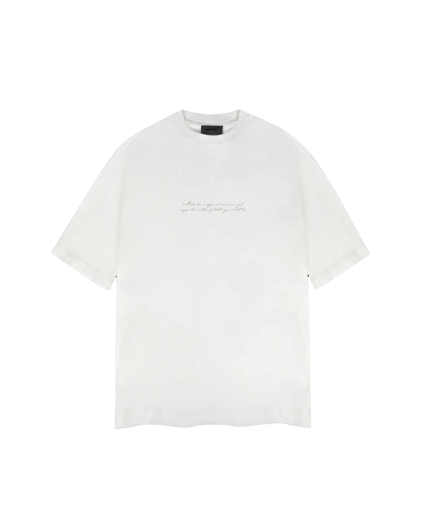 Irrelevant silver snake t-shirt