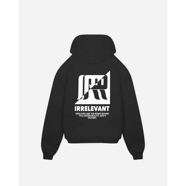 inverted logo hoodie