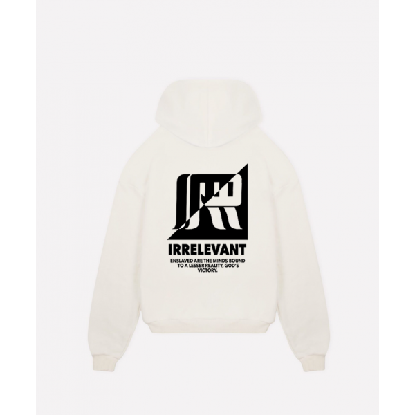 inverted logo hoodie