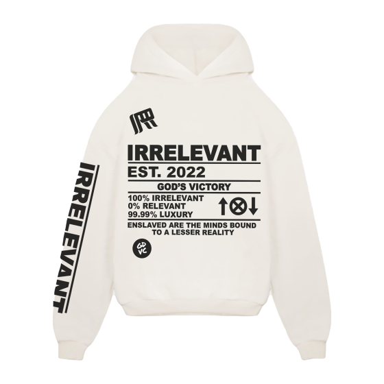 Irrelevant hoodie