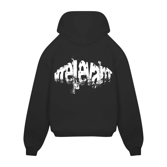 SPRAYED-PRINT HOODIE