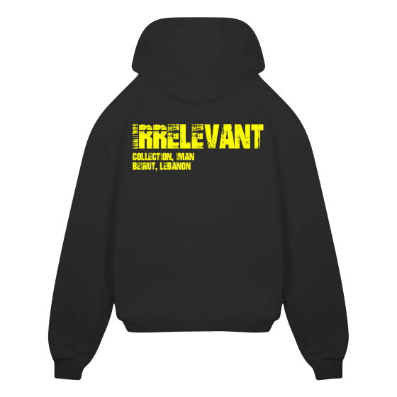 IRRELEVANT GRUNGE HOODIE