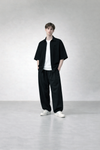 Black Pleated Trousers