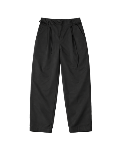 Black Pleated Trousers