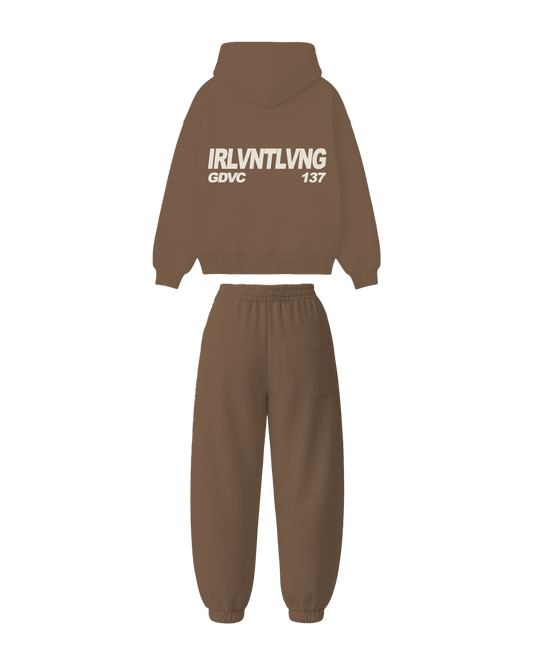 COFFEE BROWN TRACKSUIT