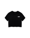 Basic irrelevant rubber crop top