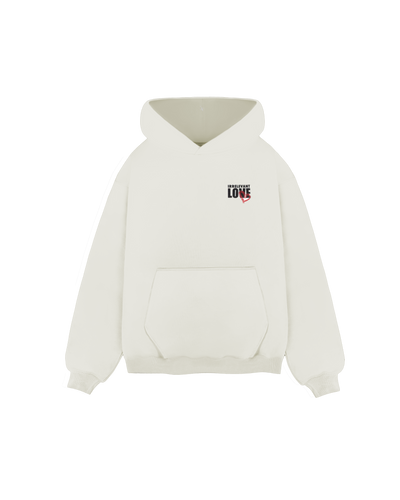 Irrelevant love hoodie