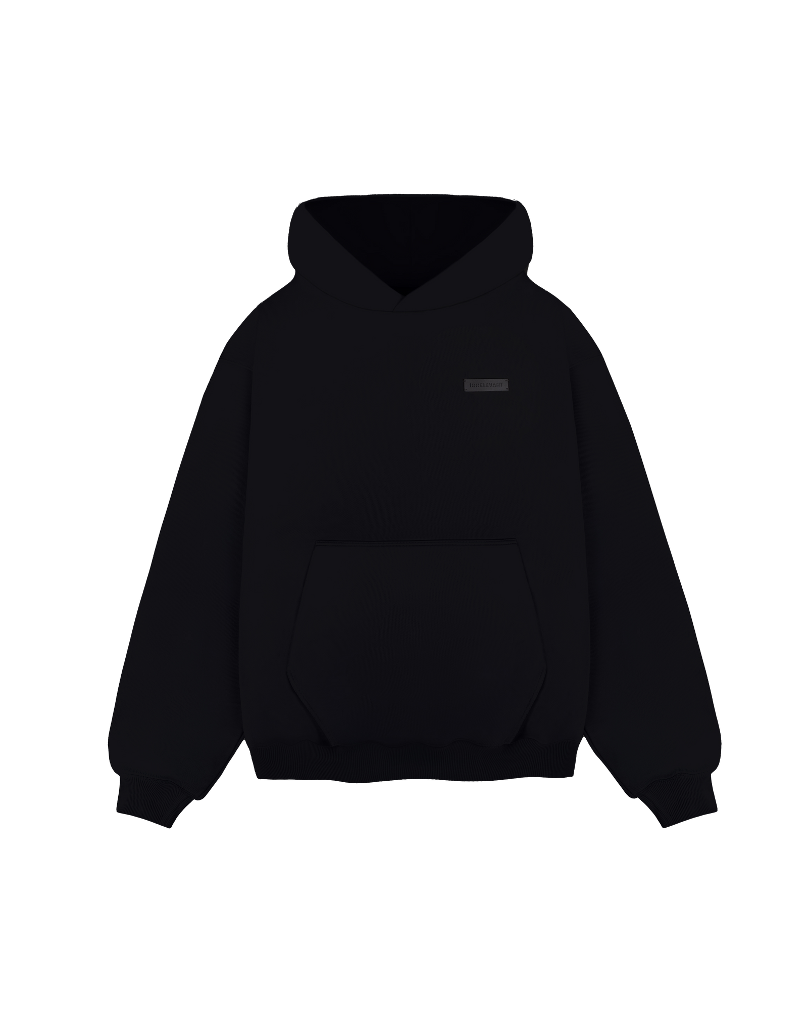 Basic irrelevant rubber hoodie