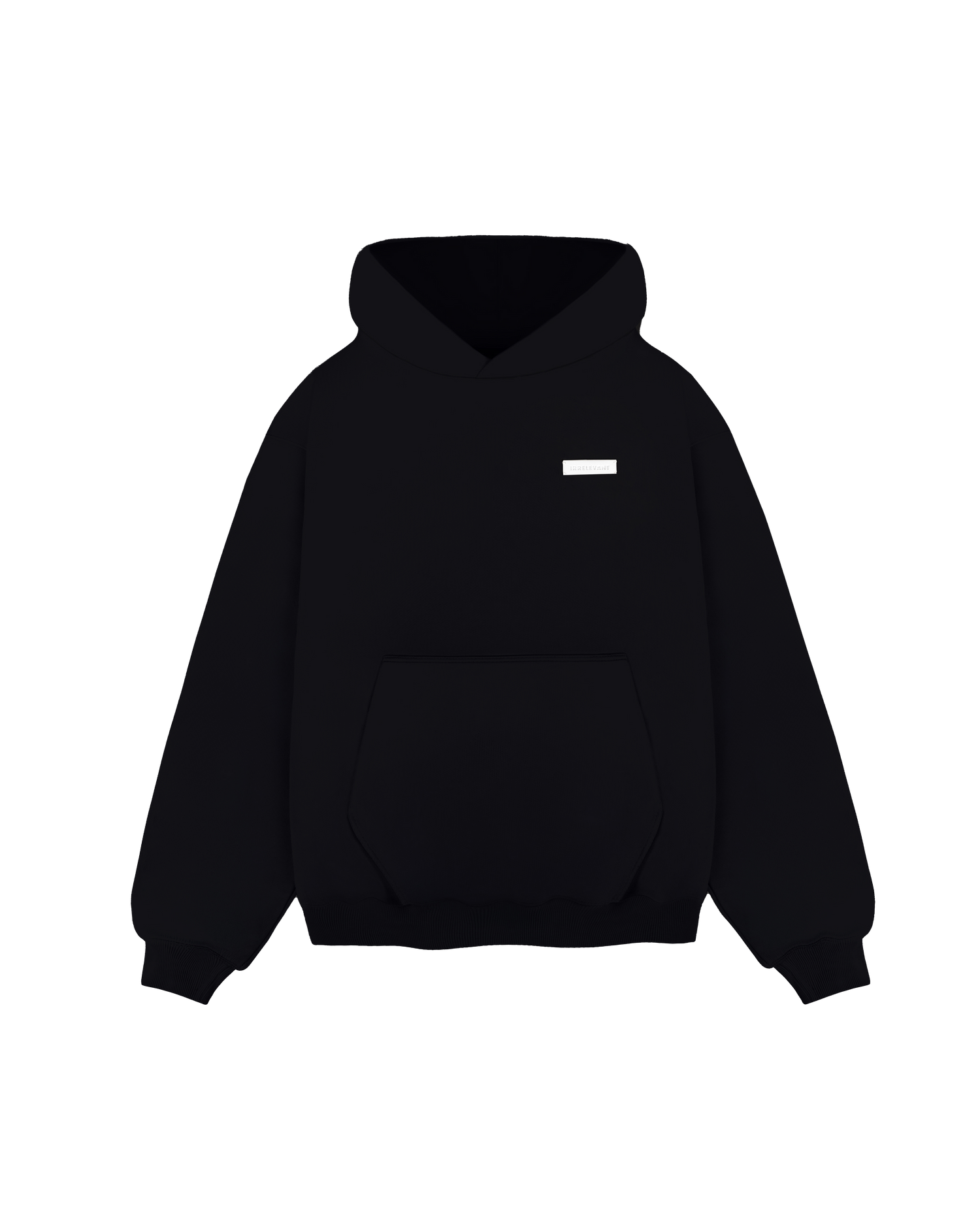 Basic irrelevant rubber hoodie