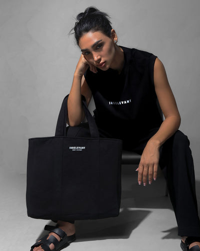 Irrelevant tote bag