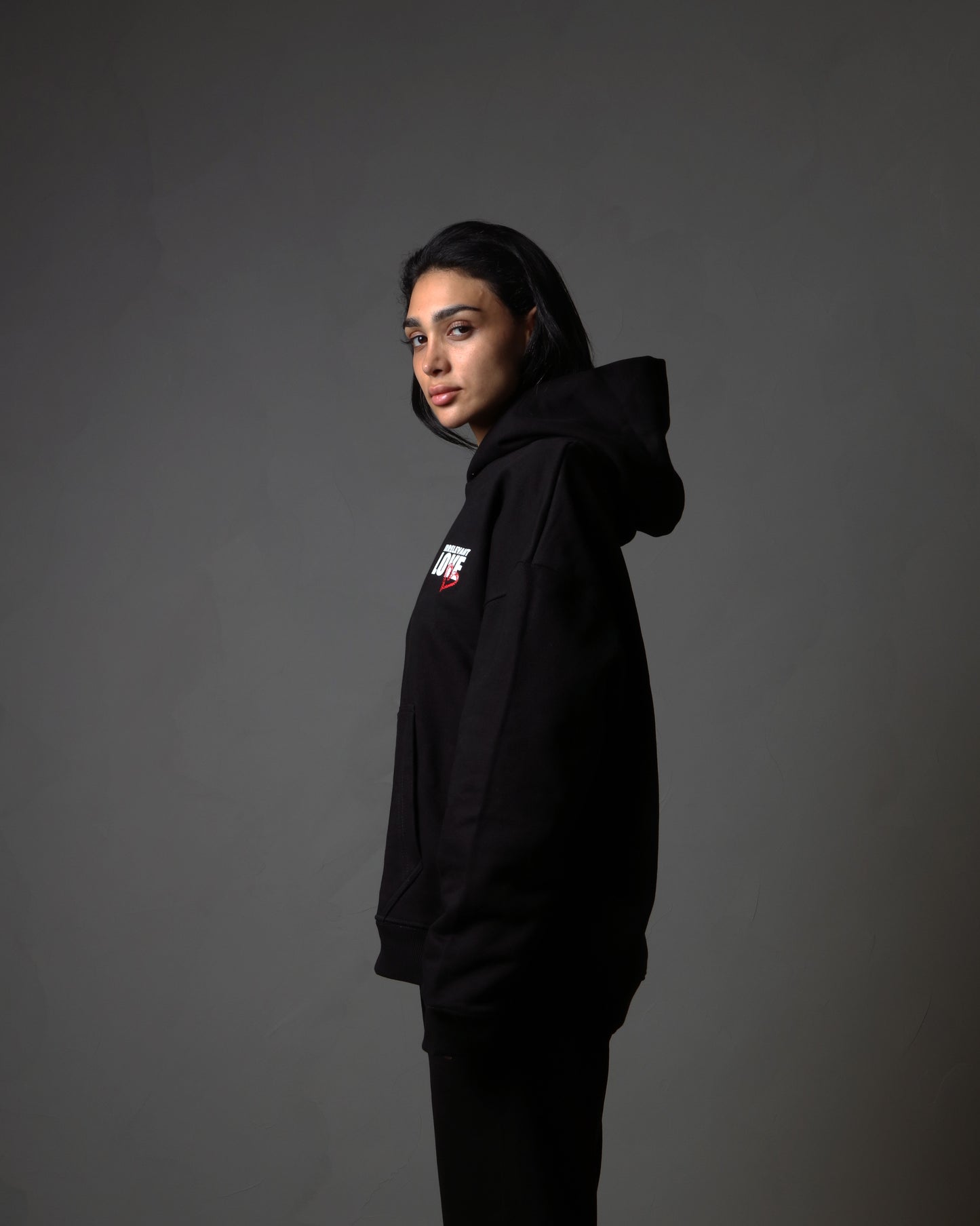 Irrelevant love hoodie