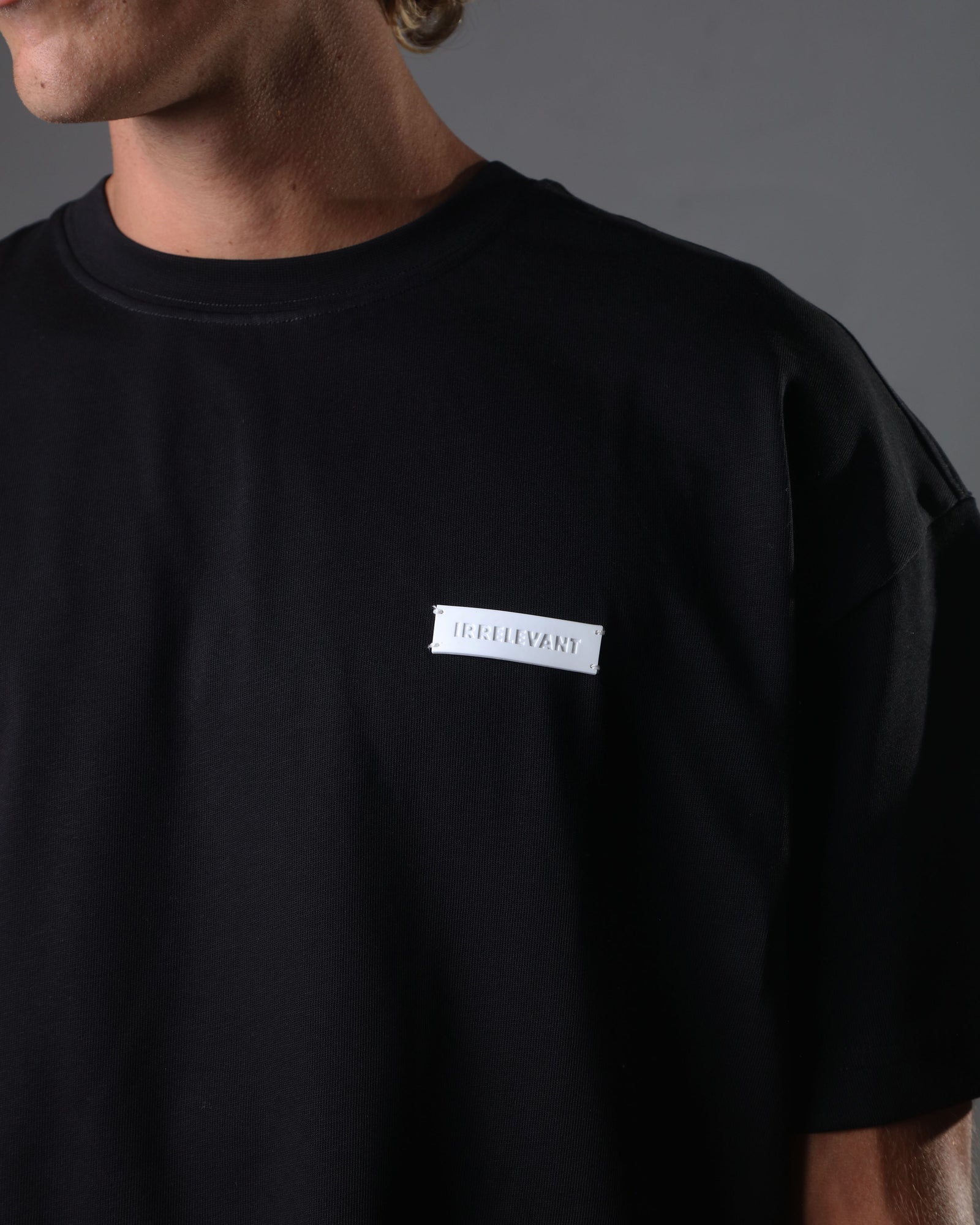 Basic irrelevant rubber t-shirt