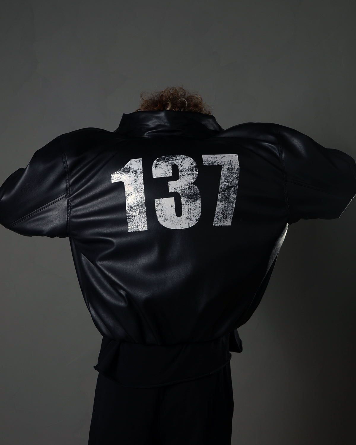 IRRELEVANT LEATHER JAKCET