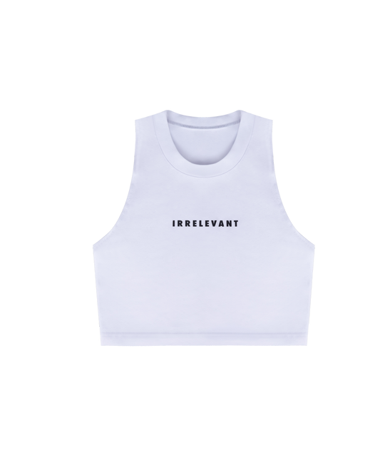 irrelevant crop top