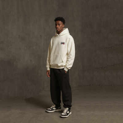 Irrelevant love hoodie