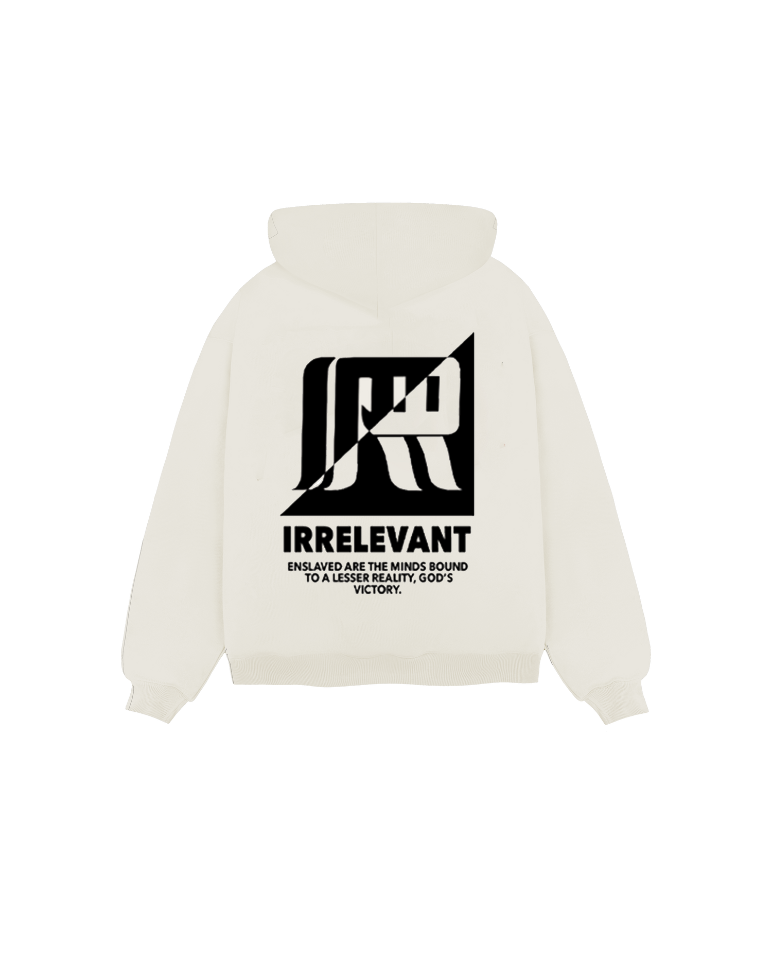 Inverted Irrelevant Logo Hoodie