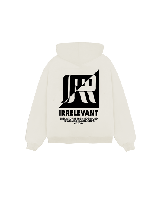 Inverted Irrelevant Logo Hoodie