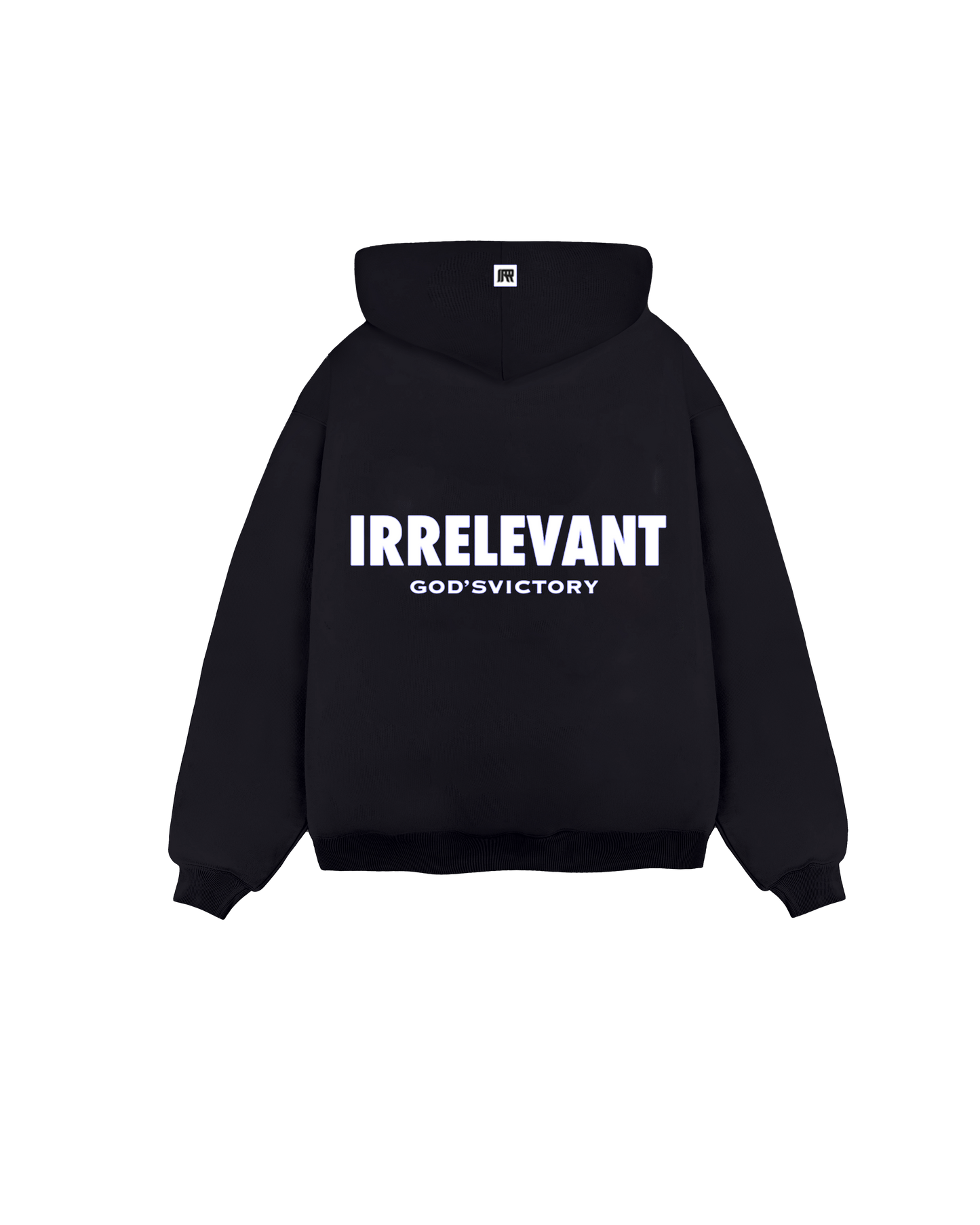 Irrelevant 3-d embroidery hoodie