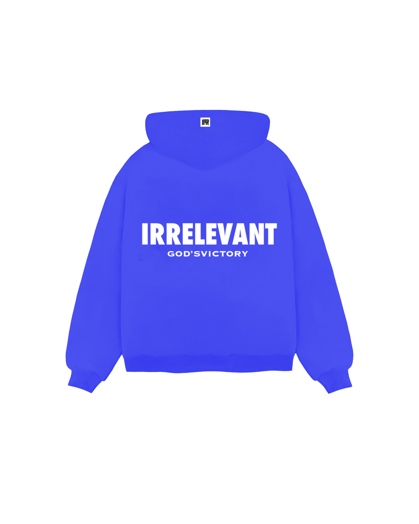 Irrelevant 3-d embroidery hoodie