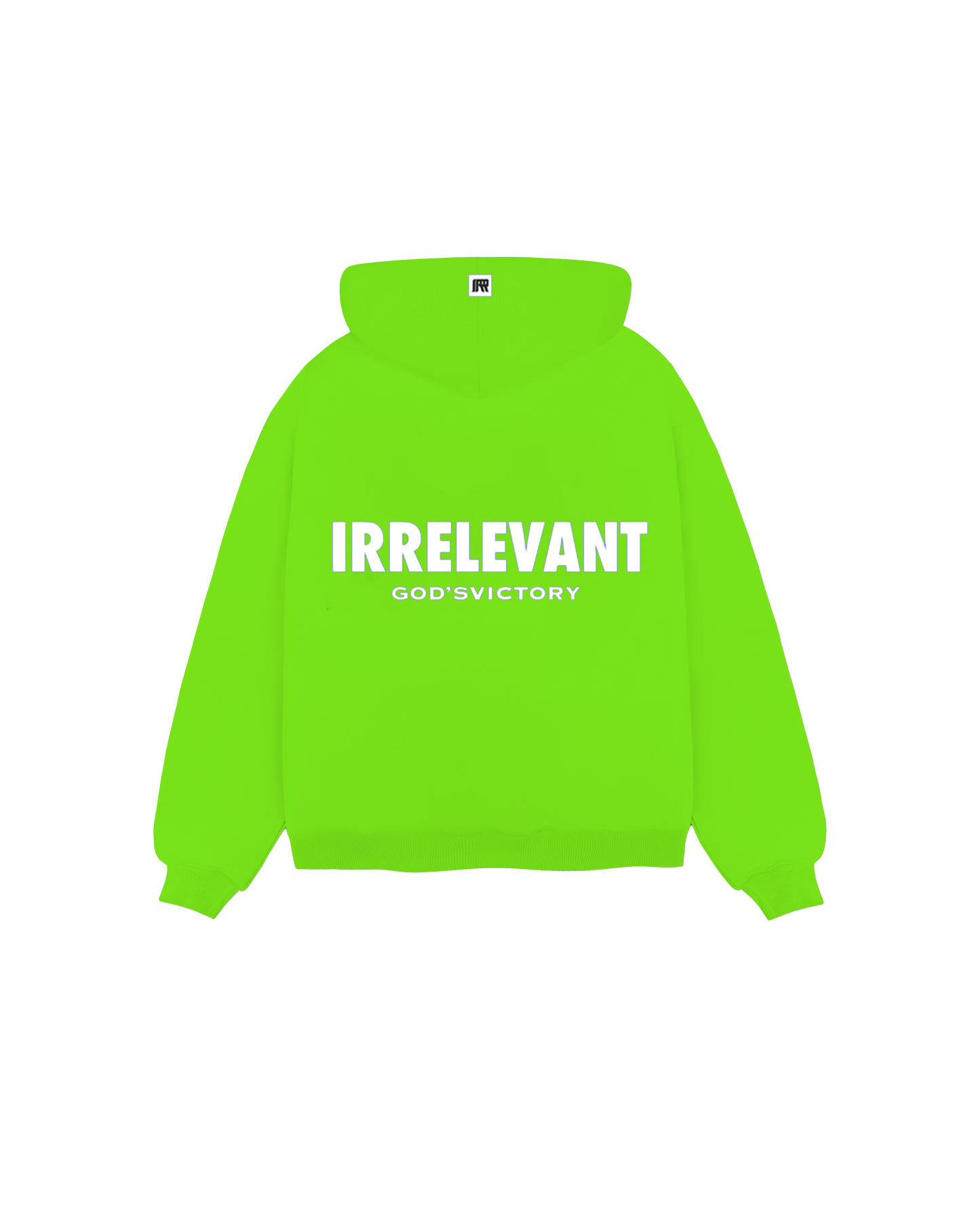 Irrelevant 3-d embroidery hoodie