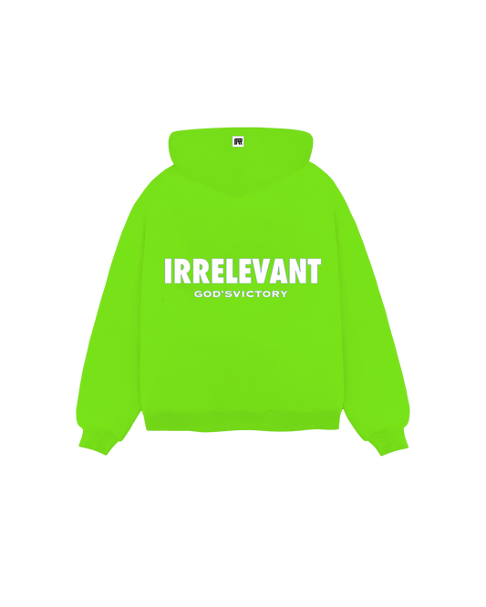 Irrelevant 3-d embroidery hoodie