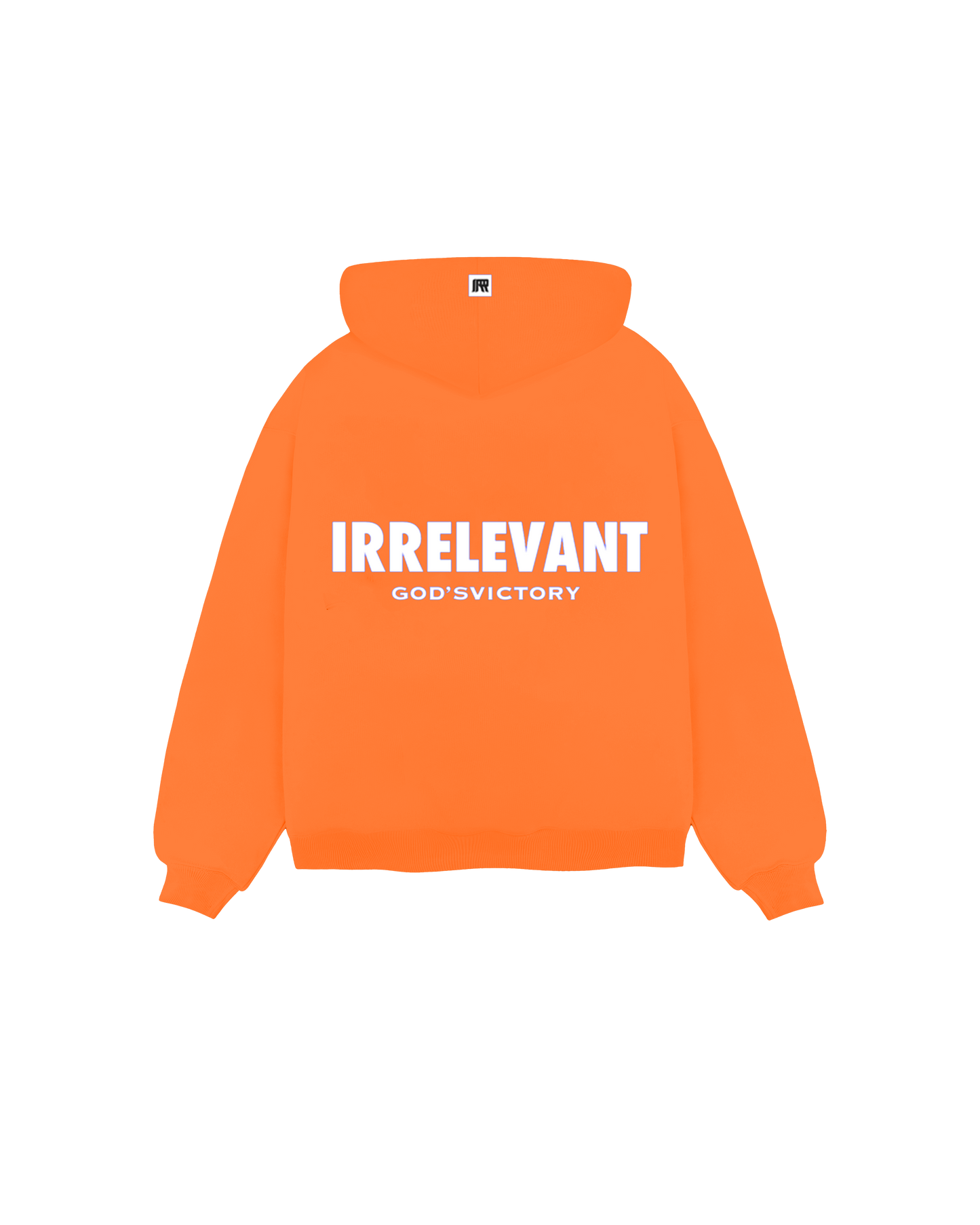 Irrelevant 3-d embroidery hoodie