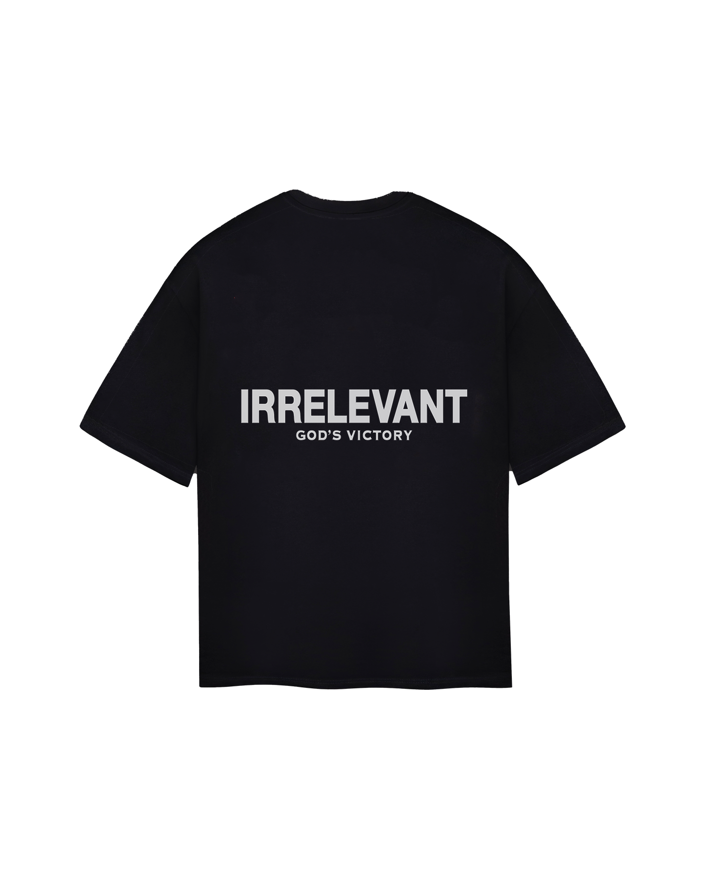 Irrelevant 3d-embroidery t-shirt