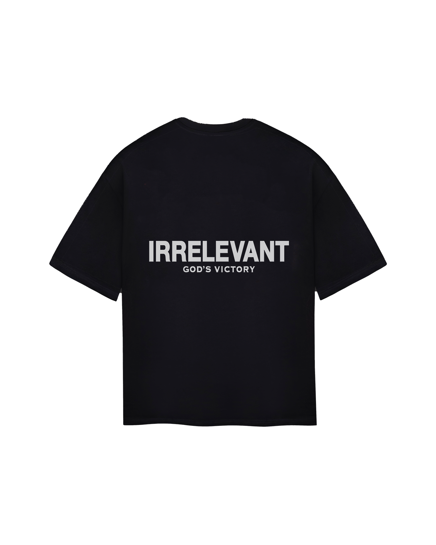 Irrelevant 3d-embroidery t-shirt