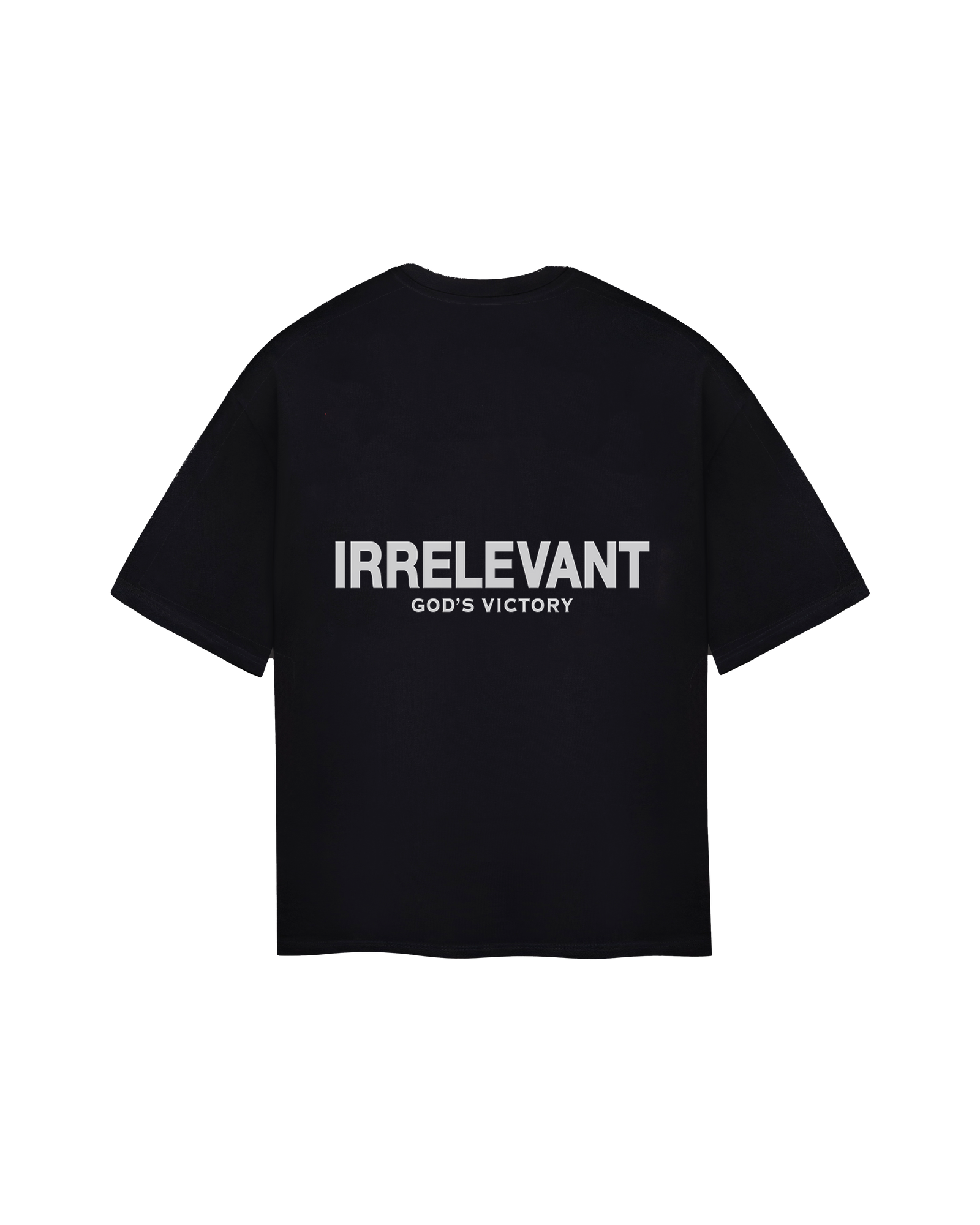 Irrelevant 3d-embroidery t-shirt