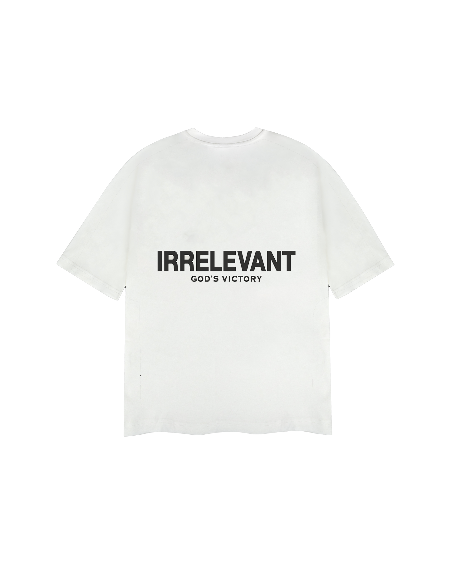 Irrelevant 3d-embroidery t-shirt