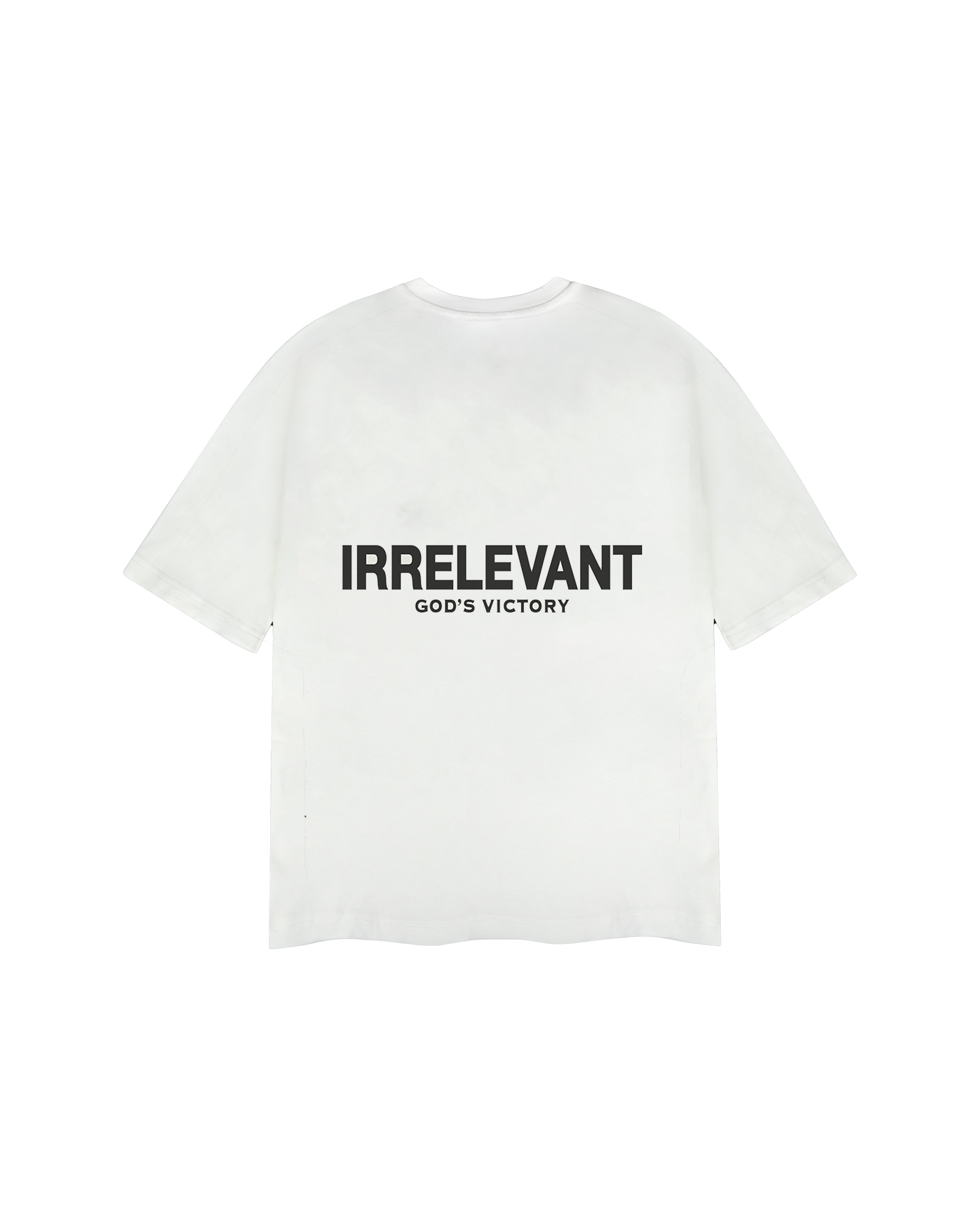Irrelevant 3d-embroidery t-shirt