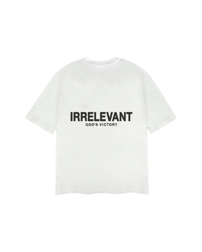 Irrelevant 3d-embroidery t-shirt