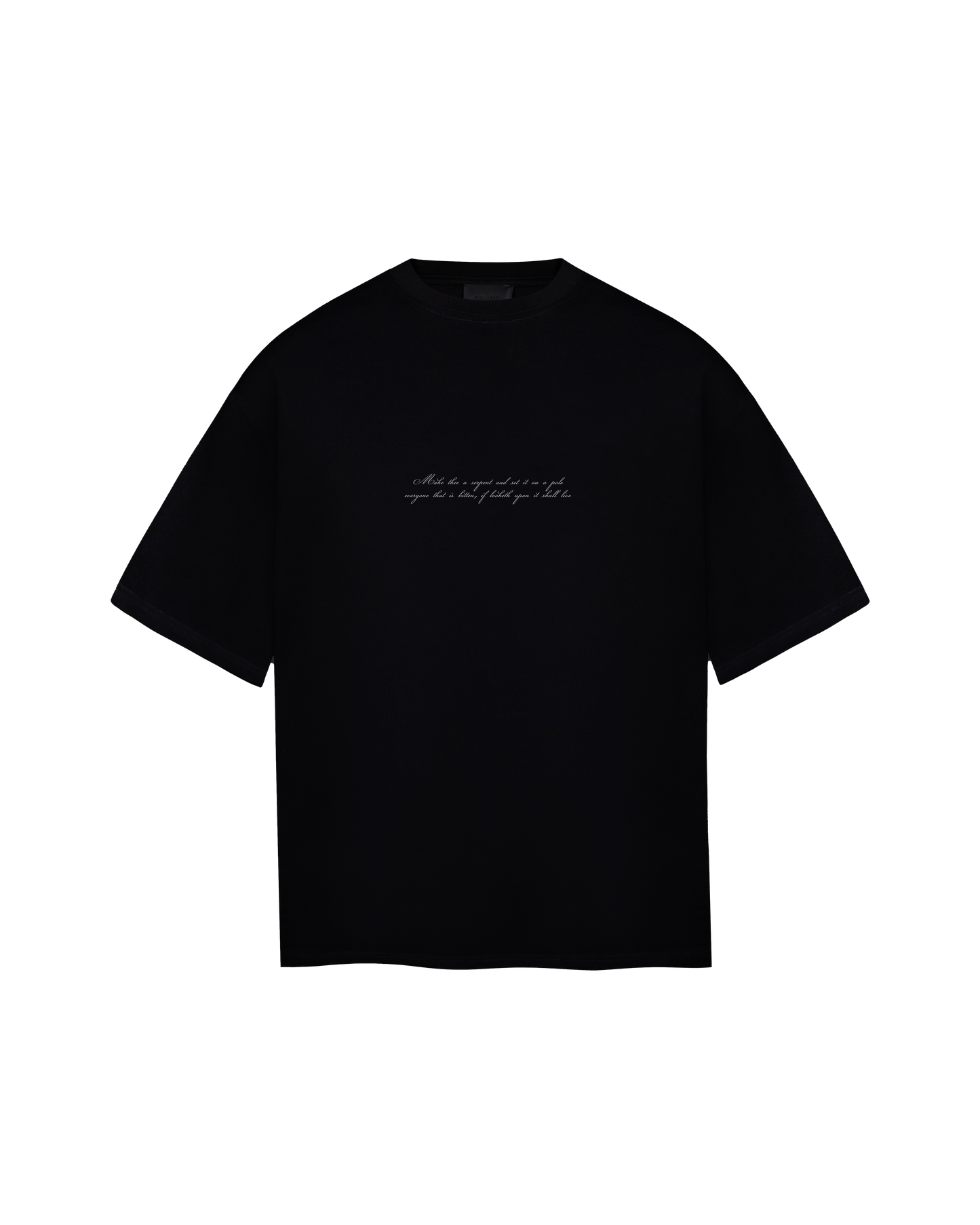 Irrelevant silver snake t-shirt