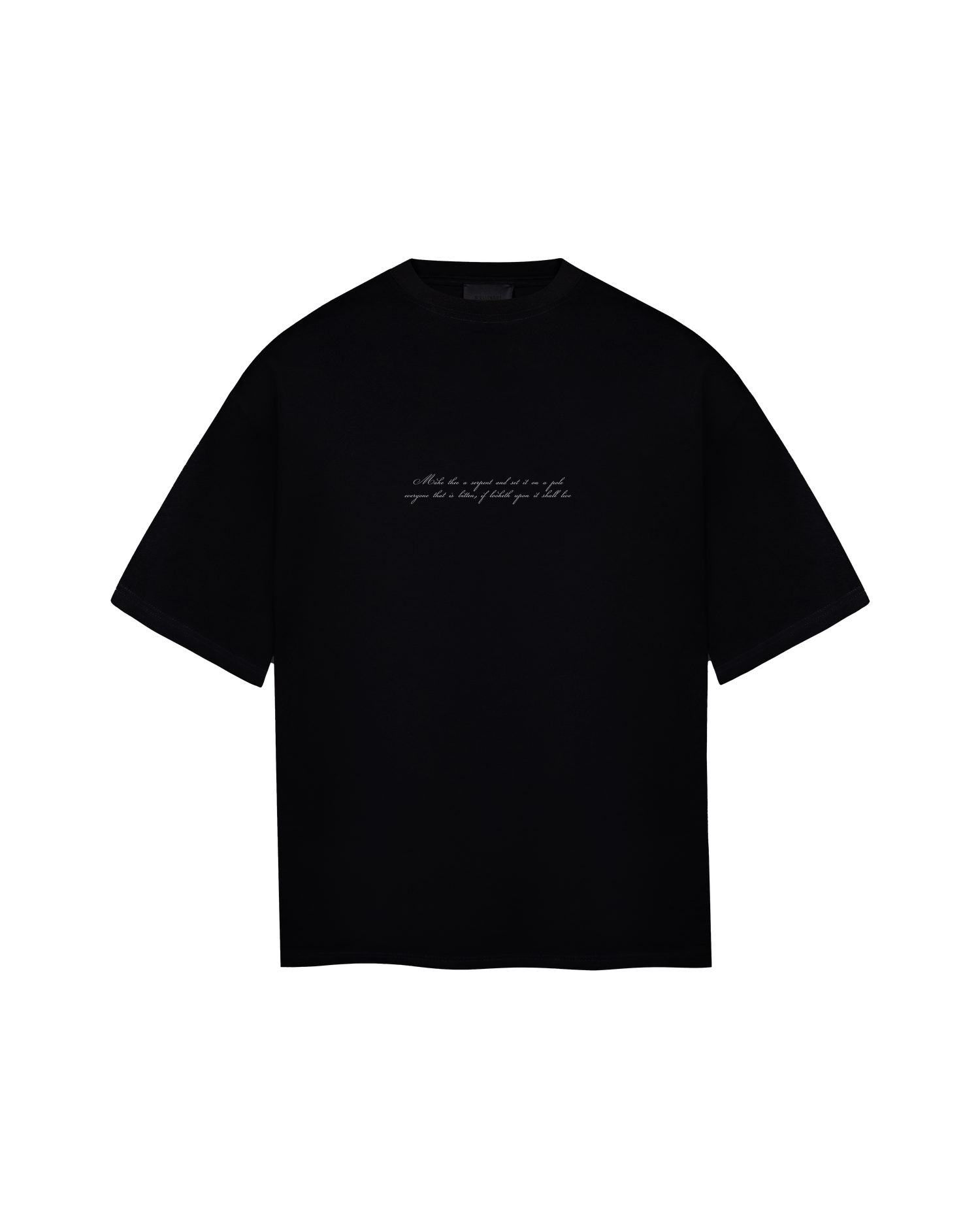Irrelevant silver snake t-shirt