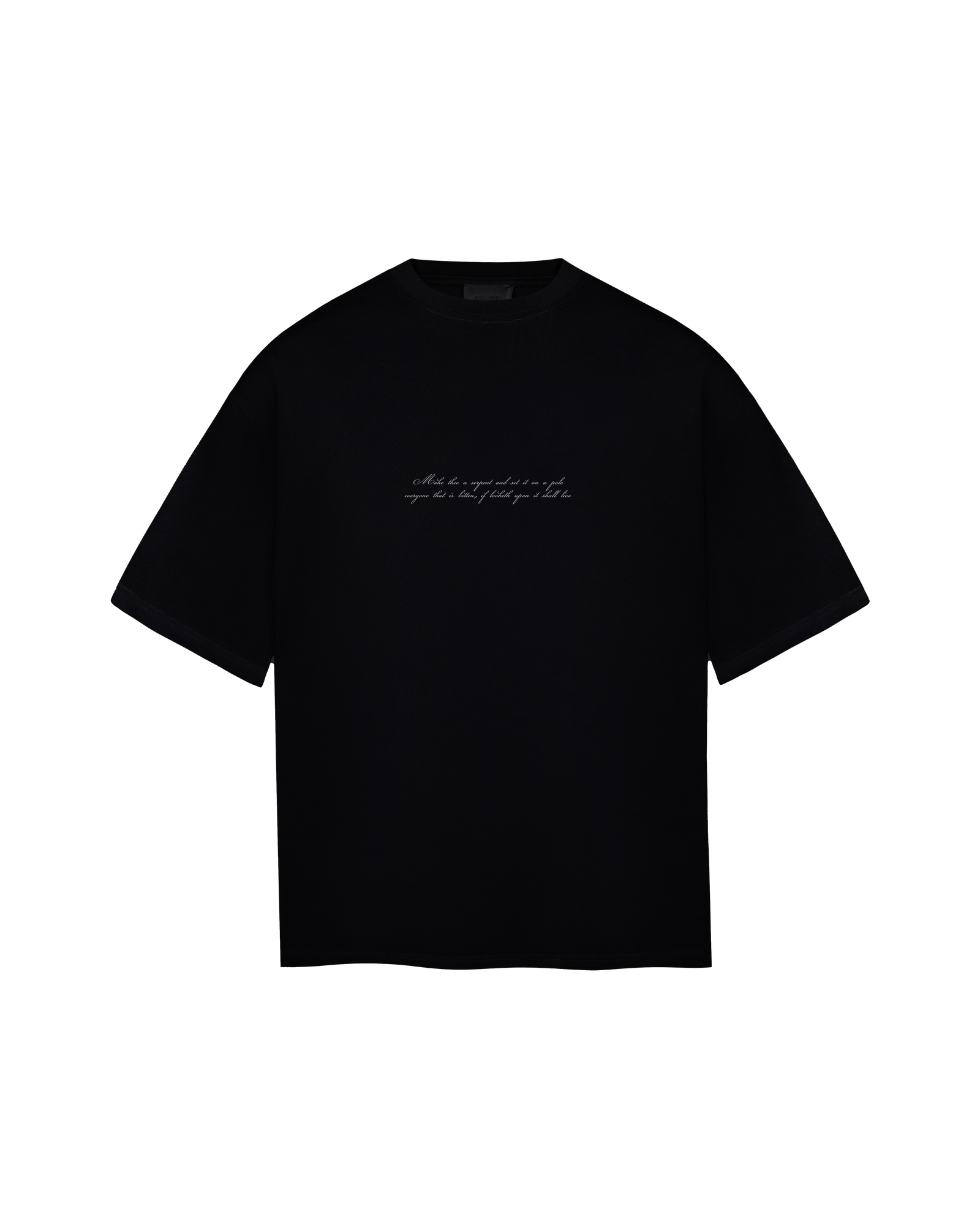 Irrelevant silver snake t-shirt