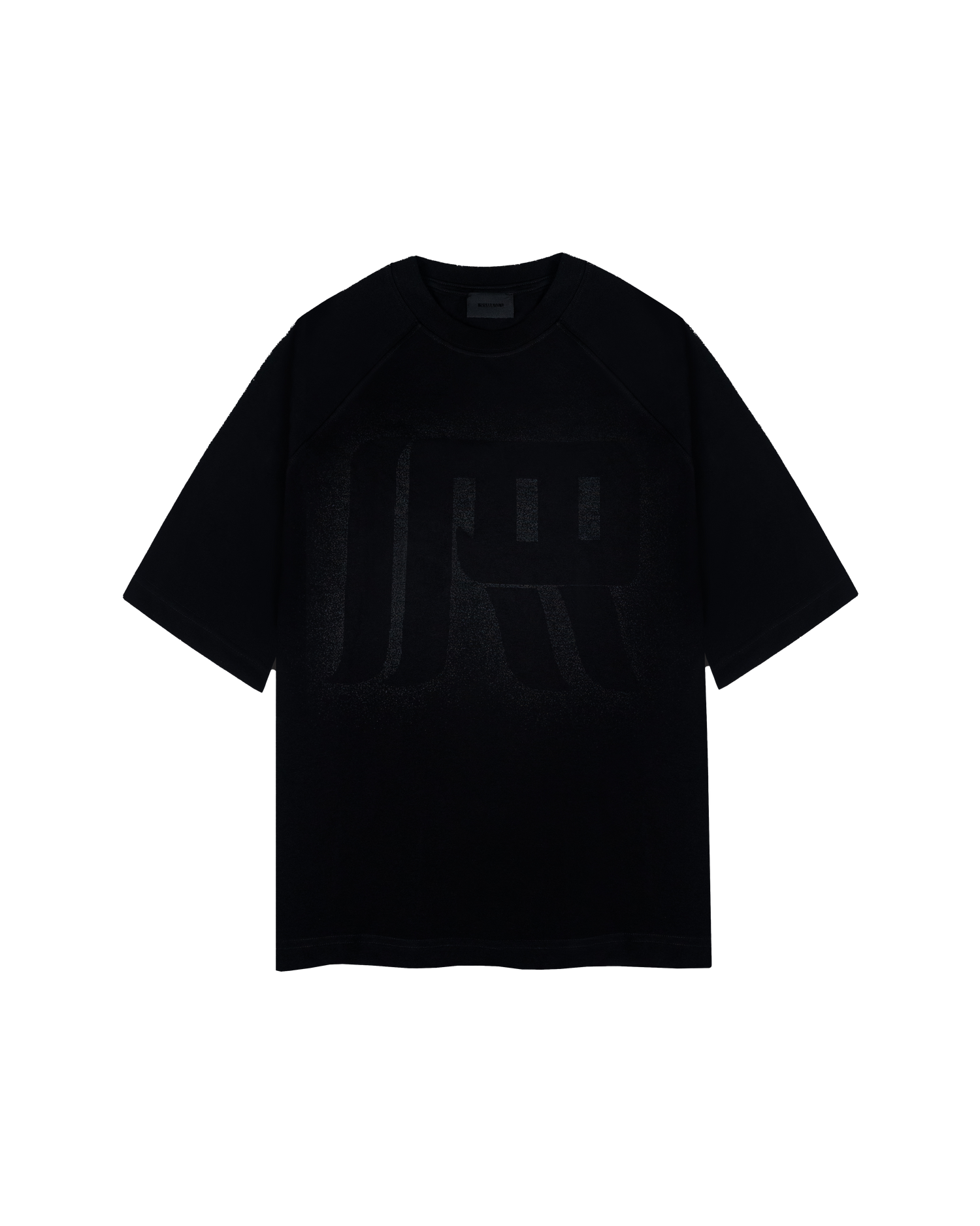 Sprayed irrelevant logo t-shirt